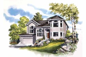 Contemporary Exterior - Front Elevation Plan #942-2