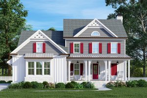 Traditional Exterior - Front Elevation Plan #927-1045