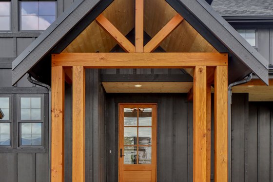 Exterior - Covered Porch for Farmhouse House Plan #1070-223 - 4 bed, 2.5 bath