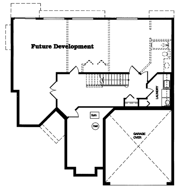 House Blueprint - Country Floor Plan - Upper Floor Plan #47-1036