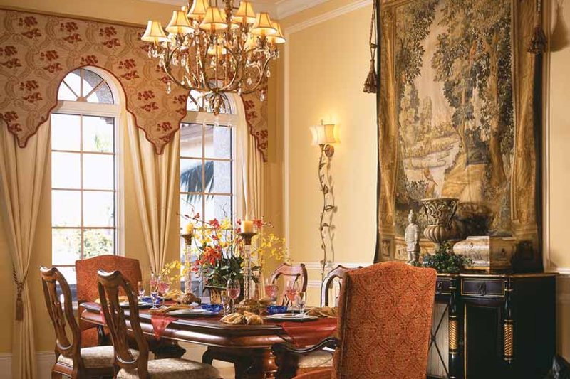 Home Plan - Interior - Dining Room for Mediterranean House Plan #930-92 - 4 bed, 4.5 bath