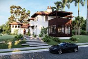 Mediterranean Style House Plan - 4 Beds 3.5 Baths 3512 Sq/Ft Plan #455-555 