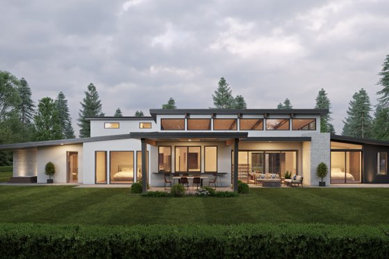 Exterior - Other Elevation for Contemporary House Plan #1066-212 - 4 bed, 4.5 bath