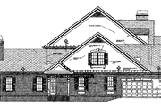 Traditional Style House Plan - 4 Beds 3.5 Baths 4458 Sq/Ft Plan #927-176 Exterior 
