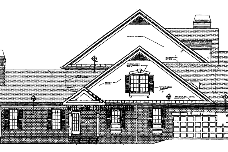 Home Plan - Exterior - Front Elevation 4 for Traditional House Plan #927-176 - 4 bed, 3.5 bath