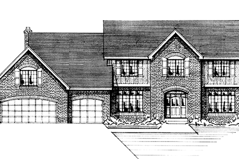 House Plan Design - European Exterior - Front Elevation Plan #51-919
