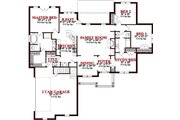 Traditional Style House Plan - 3 Beds 2 Baths 1868 Sq/Ft Plan #63-357 