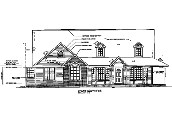 Exterior - Other Elevation for Cottage House Plan #312-618 - 3 bed, 2 bath