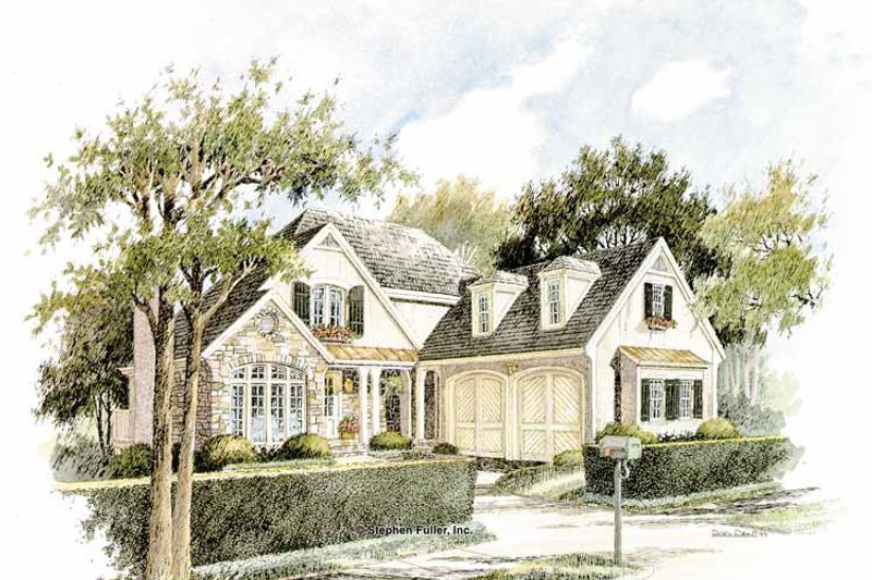 Home Plan - Country Exterior - Front Elevation Plan #429-299