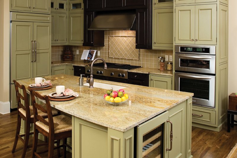 Architectural House Design - Interior - Kitchen for European House Plan #929-892 - 4 bed, 4 bath