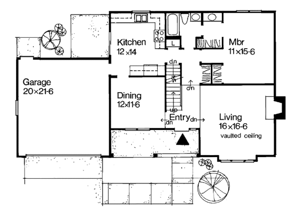 Dream House Plan - Country Floor Plan - Main Floor Plan #320-658