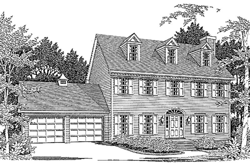 Architectural House Design - Classical Exterior - Front Elevation Plan #10-271