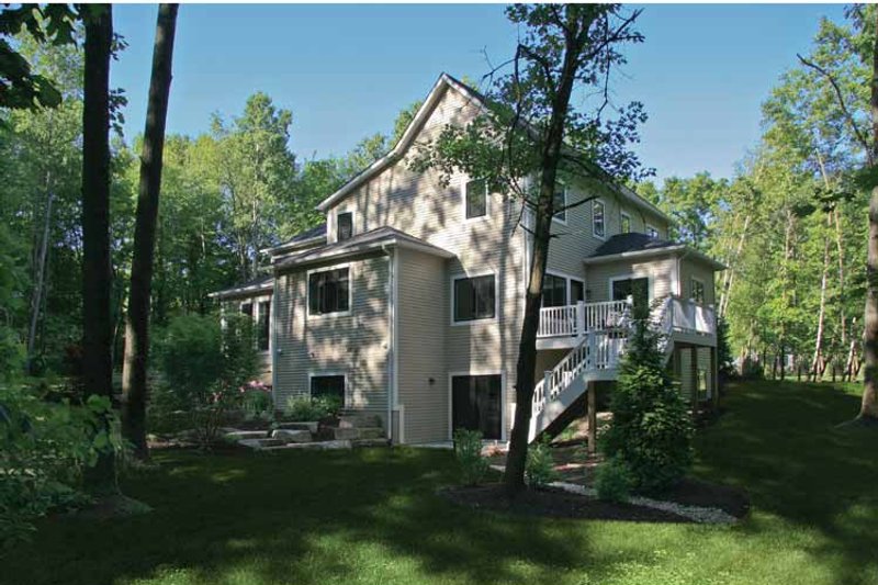 Dream House Plan - Exterior - Rear Elevation 1 for Tudor House Plan #928-234 - 4 bed, 2.5 bath