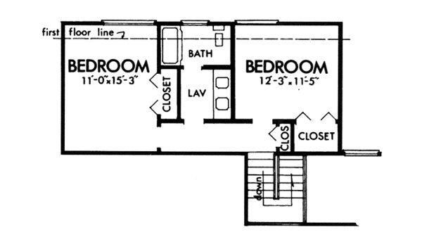 House Plan Design - Prairie Floor Plan - Upper Floor Plan #320-1304
