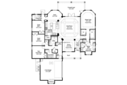 Ranch Style House Plan - 3 Beds 3 Baths 2529 Sq/Ft Plan #938-74 