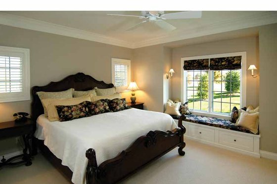 Interior - Master Bedroom for Traditional House Plan #928-222 - 3 bed, 3.5 bath