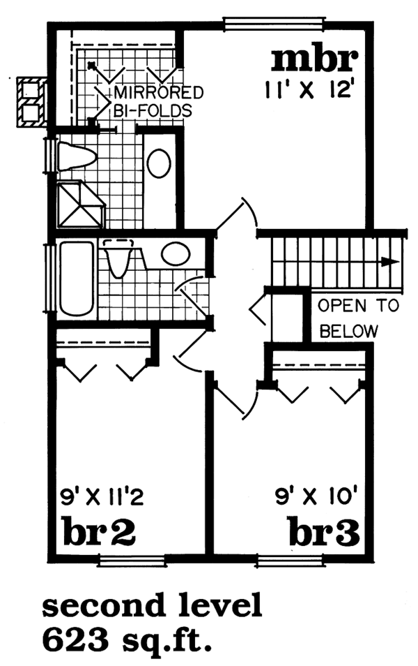 Dream House Plan - Contemporary Floor Plan - Upper Floor Plan #47-921