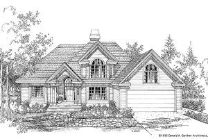Traditional Exterior - Front Elevation Plan #929-138