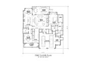 Craftsman Style House Plan - 4 Beds 4.5 Baths 3571 Sq/Ft Plan #1054-38 