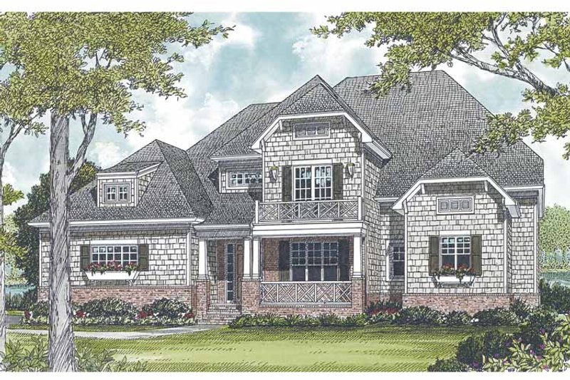 Home Plan - Exterior - Front Elevation 3 for Craftsman House Plan #453-560 - 4 bed, 3.5 bath