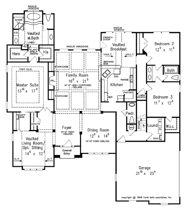 House Blueprint - Country Floor Plan - Main Floor Plan #927-104