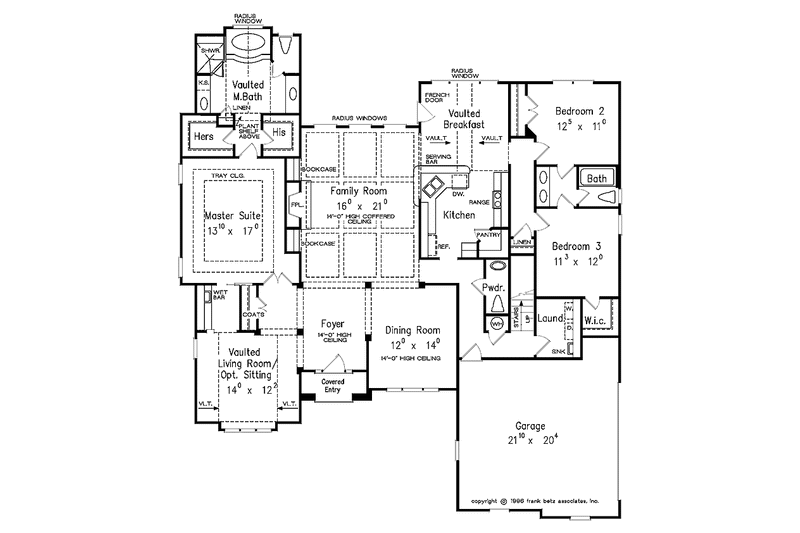 Home Plan - Floor Plan - Main Floor for Country House Plan #927-104 - 3 bed, 2.5 bath