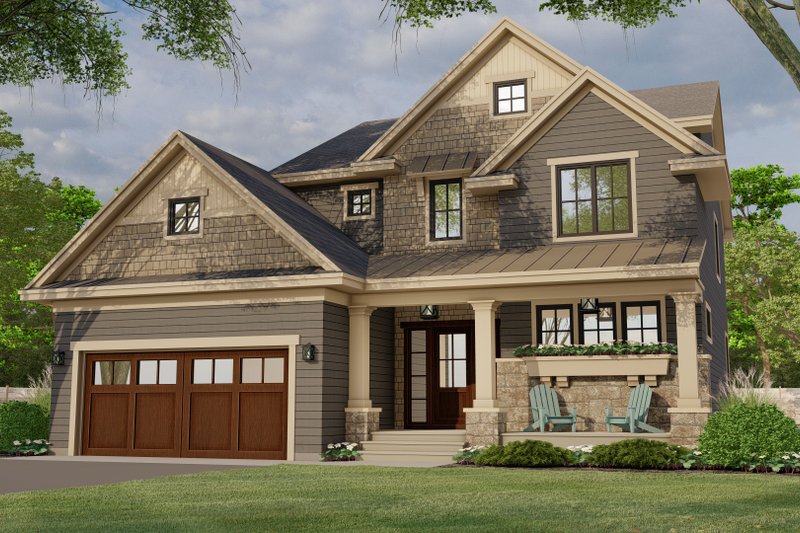Home Plan - Traditional Exterior - Front Elevation Plan #51-1192