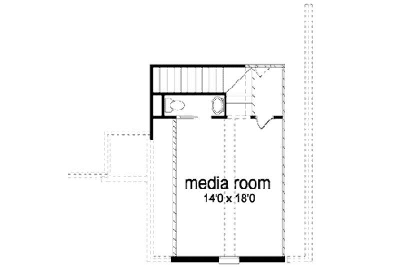 Home Plan - Floor Plan - Other Floor for Traditional House Plan #84-376 - 3 bed, 2.5 bath