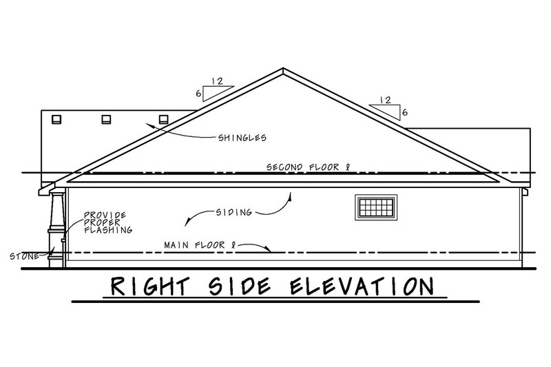 Architectural House Design - Exterior - Front Elevation 5 for Craftsman House Plan #20-2414 - 3 bed, 2.5 bath