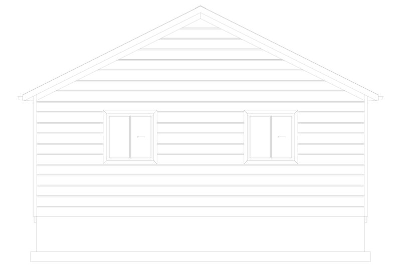 House Blueprint - Exterior - Other Elevation for Traditional House Plan #1060-480, 0 bath