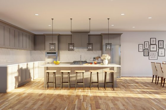 Interior - Kitchen 2 for Traditional House Plan #923-343 - 5 bed, 4.5 bath