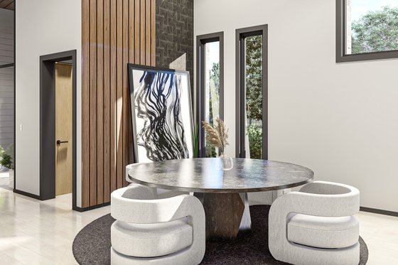 Interior - Dining Room 1 for Modern House Plan #455-663 - 2 bed, 2.5 bath