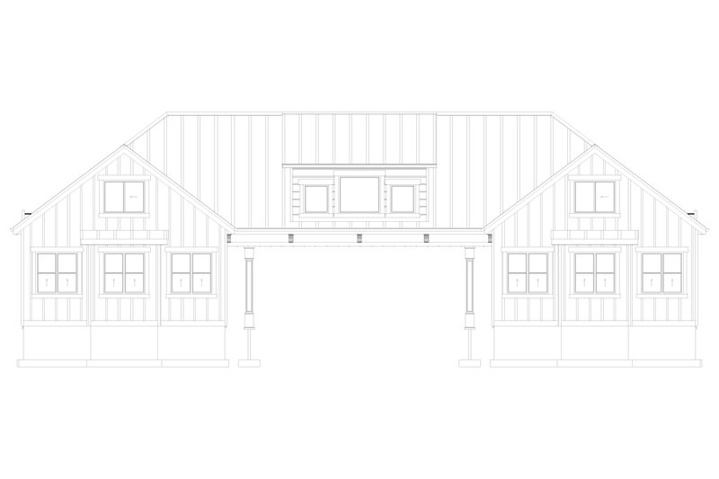 Home Plan - Exterior - Front Elevation 5 for Farmhouse House Plan #1060-116 - 1 bed, 1 bath