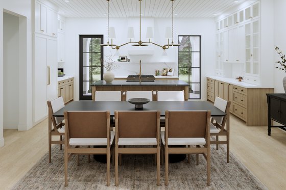 Interior - Dining Room for European House Plan #1114-28 - 3 bed, 2.5 bath