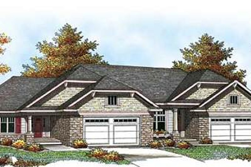 Architectural House Design - Traditional Exterior - Front Elevation Plan #70-939