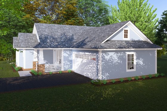 Exterior - Other Elevation for Cottage House Plan #513-2210 - 3 bed, 2 bath
