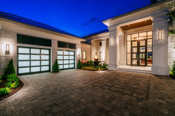 Exterior - Front Elevation 4 for Contemporary House Plan #930-475 - 5 bed, 5.5 bath