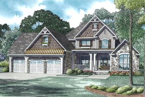 Home Plan - Craftsman Exterior - Other Elevation Plan #17-2492