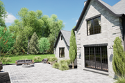 European Style House Plan - 5 Beds 3.5 Baths 3753 Sq/Ft Plan #1116-20 Exterior 