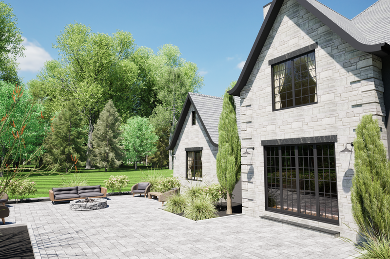 Dream House Plan - Exterior - Other Elevation 2 for European House Plan #1116-20 - 5 bed, 3.5 bath