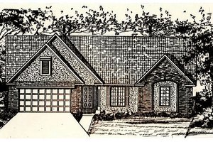 Traditional Exterior - Front Elevation Plan #405-171