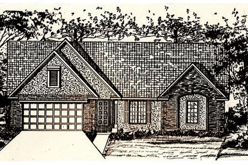 Traditional Style House Plan - 3 Beds 2 Baths 1920 Sq/Ft Plan #405-171