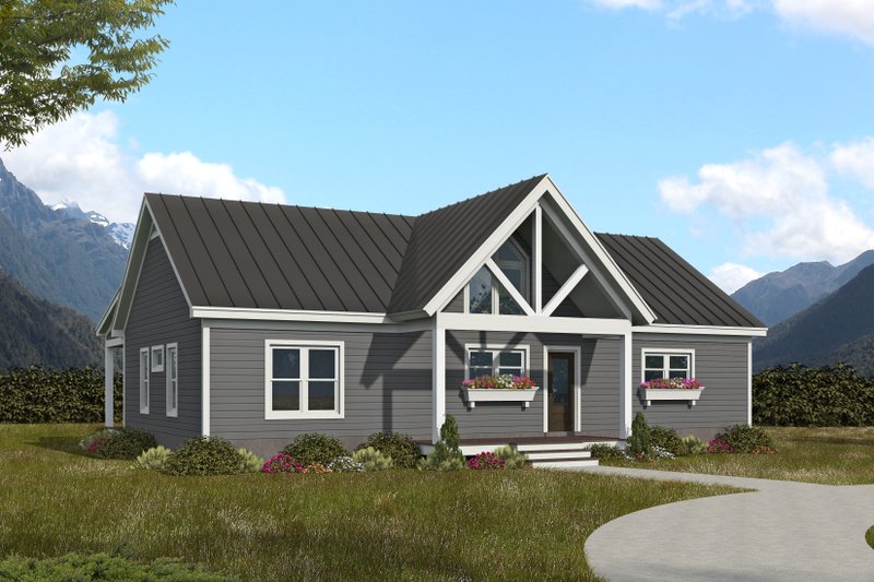 Home Plan - Country Exterior - Front Elevation Plan #932-1018