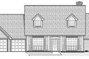 Country Exterior - Front Elevation Plan #65-258
