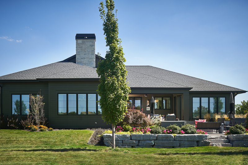 Home Plan - Exterior - Rear Elevation 1 for Contemporary House Plan #928-381 - 3 bed, 2.5 bath