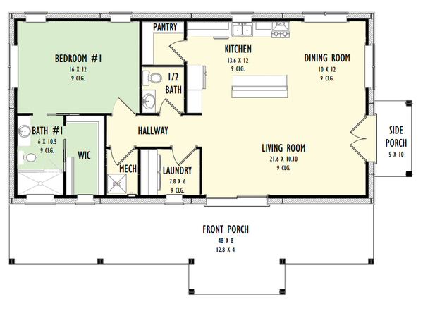 Dream House Plan - Barndominium Floor Plan - Main Floor Plan #1092-26