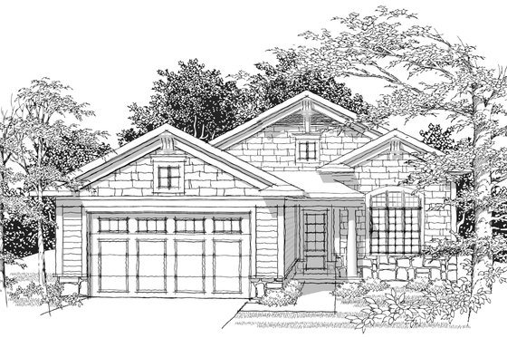 Photo for Ranch House Plan #70-1025 - 2 bed, 2 bath
