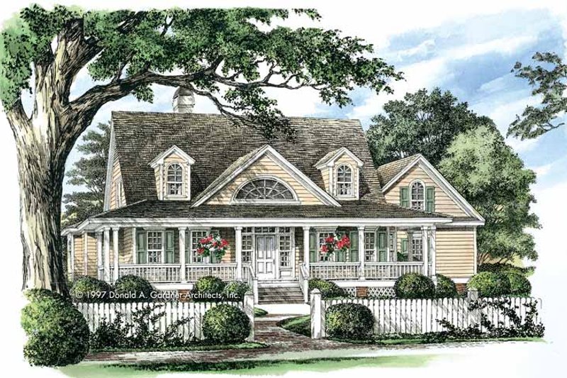 Home Plan - Country Exterior - Front Elevation Plan #929-392