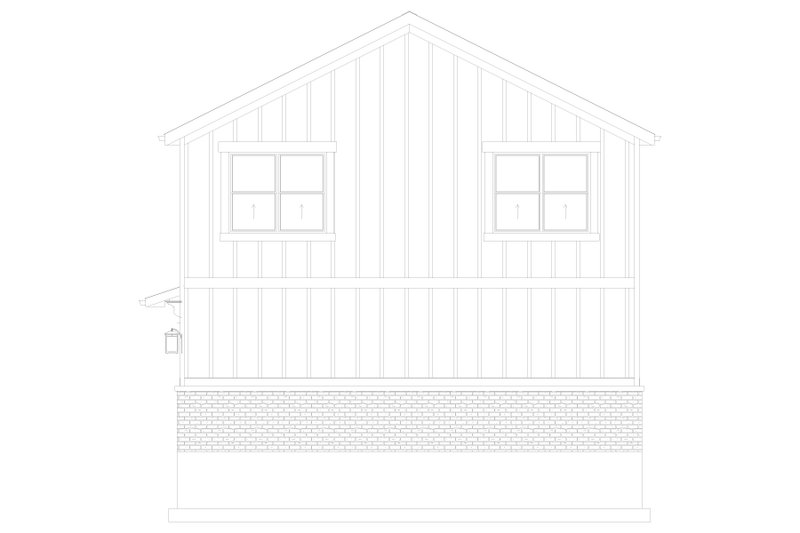 Home Plan - Exterior - Other Elevation 2 for Traditional House Plan #1060-380 - 2 bed, 1 bath