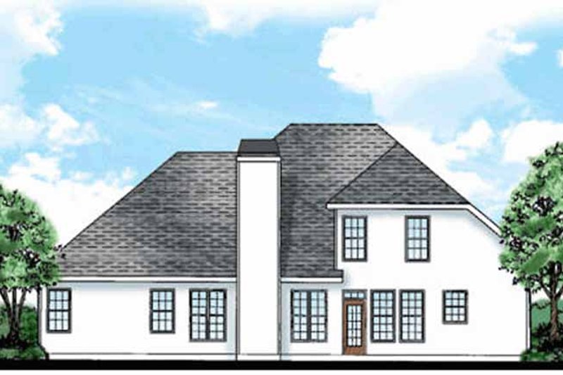 Home Plan - Exterior - Rear Elevation for Country House Plan #927-620 - 4 bed, 3 bath